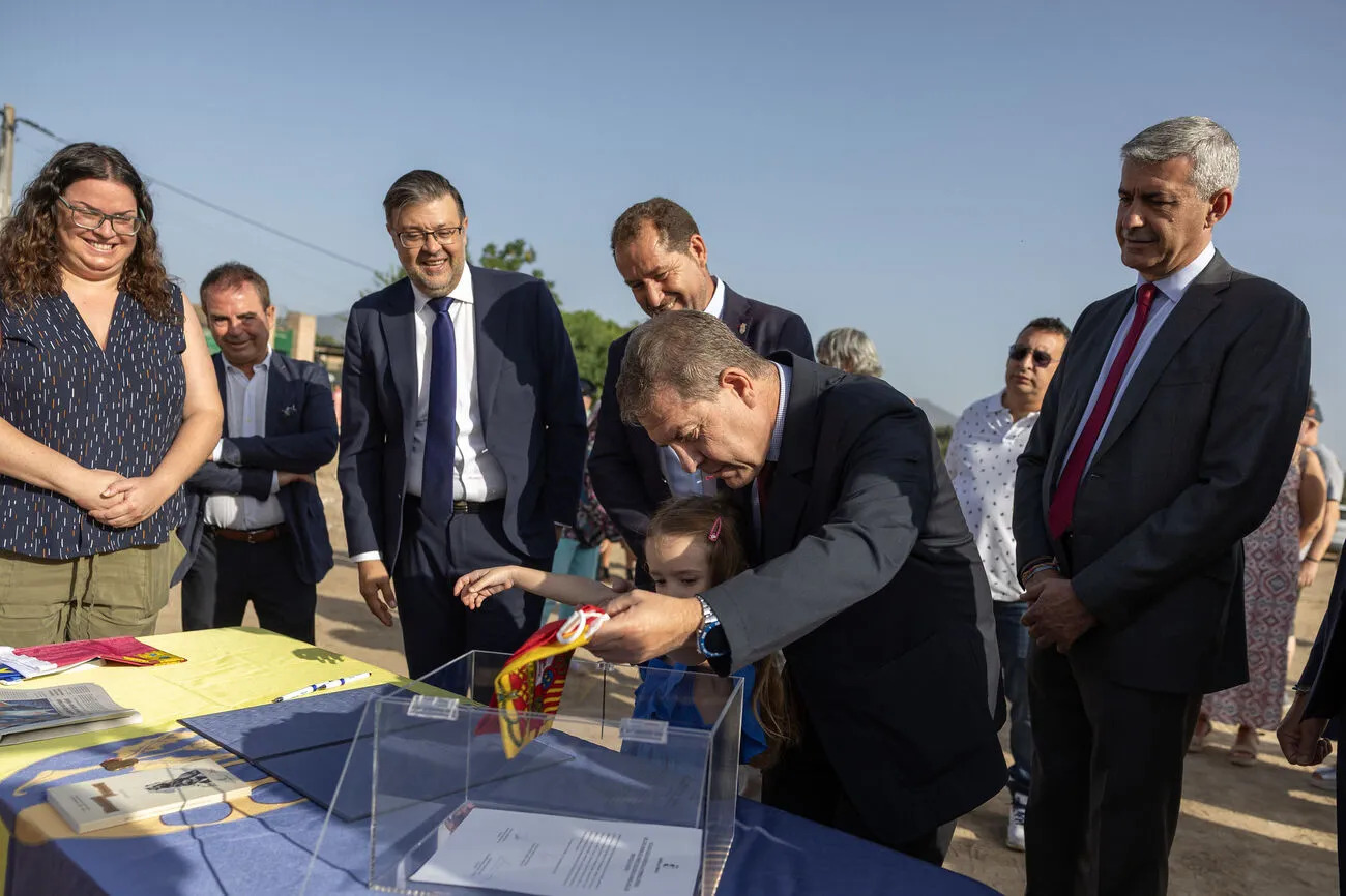 Colocada la primera piedra del nuevo colegio de Cardiel de los Montes